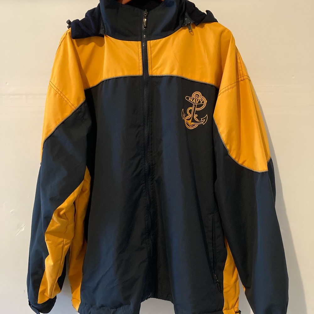 NAVY Stadium Parka. Long… weatherproof… WARM